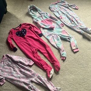 Lot of 4 onesie pajamas!!!